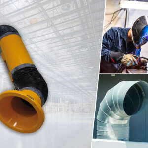 Geovent punktutsug används ofta inom industri och tillverkning