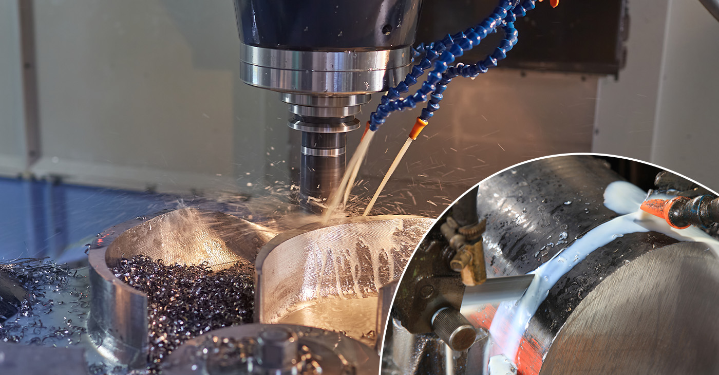 skärvätska med emulsion