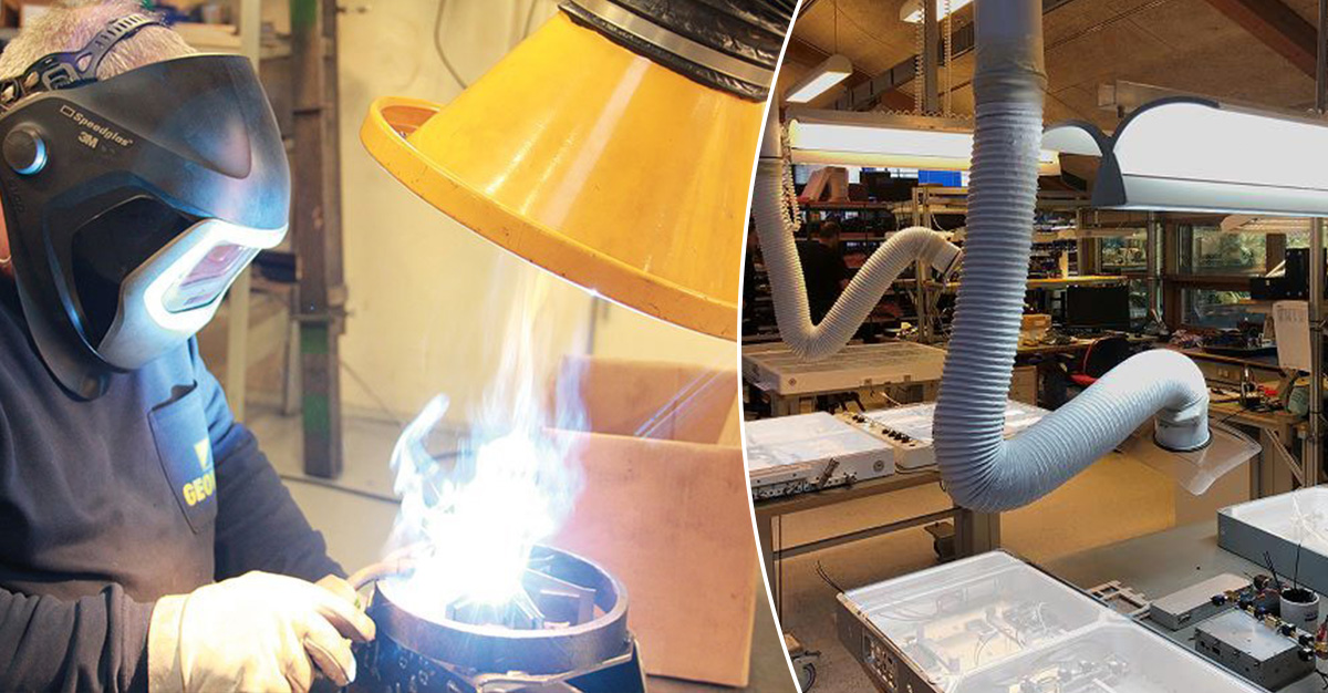 Geovent punktutsug inom industri